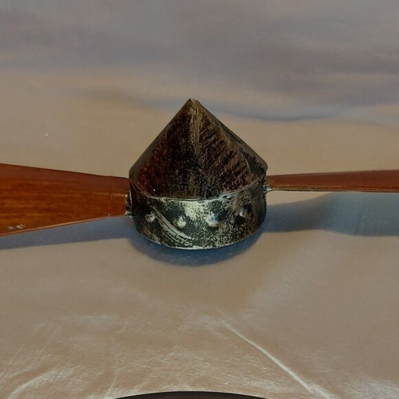 Airplane Propeller Blade Stylish Red Metal Spinner Pawnee Indian Wall Decor 28" - Picture 4 of 10